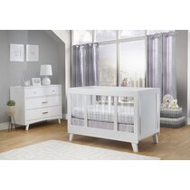 White hotsell acrylic crib